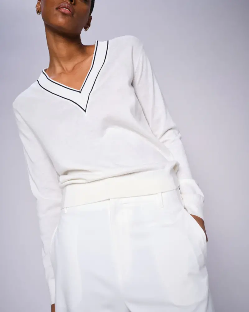 Mos Mosh MMRELENA PREP V-NECK KNIT