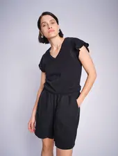 Mos Mosh MMGANNA PATTERN V-NECK KNIT