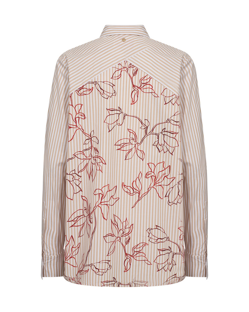 Mos Mosh MMELINDA LEAFY STRIPE SHIRT