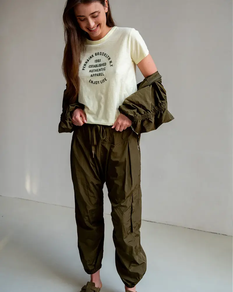 Penn & ink PARACHUTE CARGO TROUSER