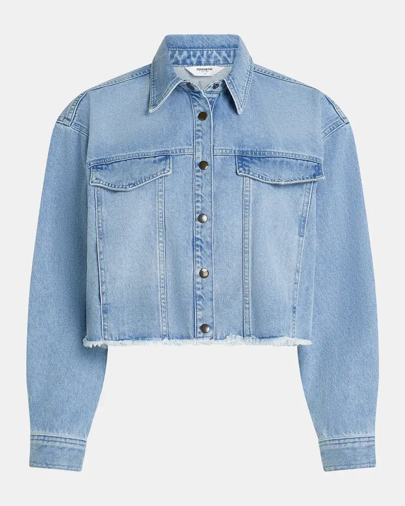 Penn & ink CROP DENIM JACKET