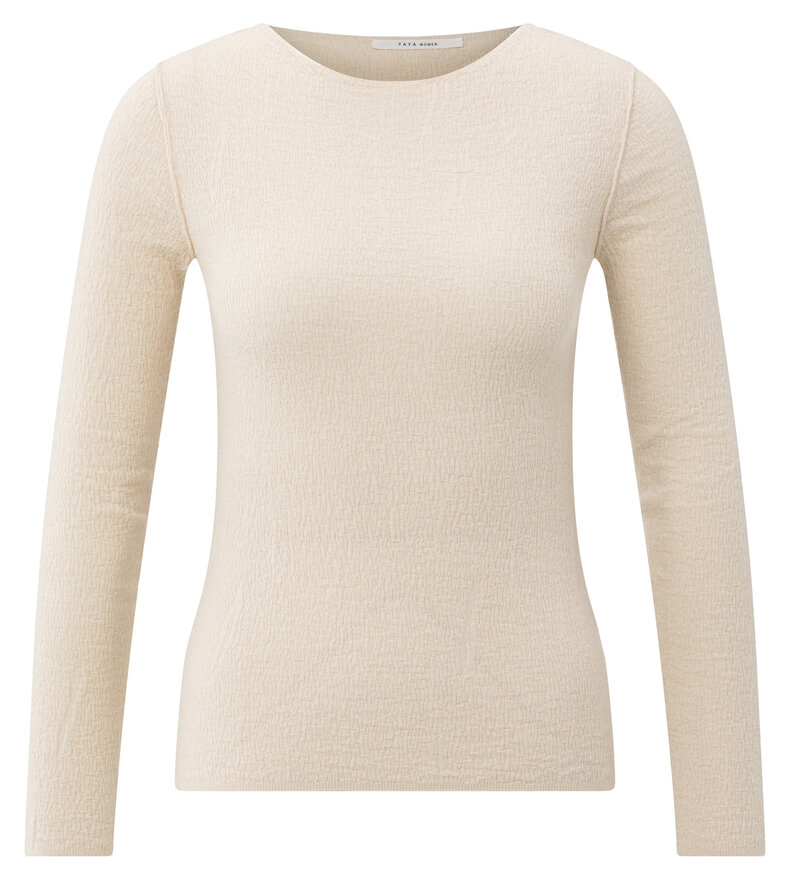 STRUCTURED KNITTED TOP