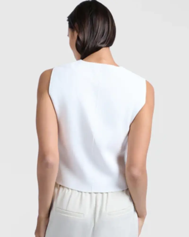 YAYA GILET EN TRICOT