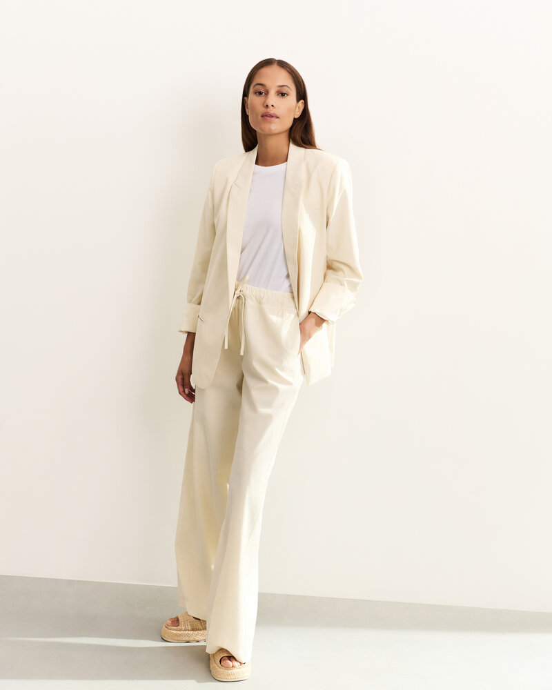 YAYA PANTALON À DOUBLE BANDE DE TAILLE