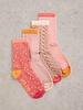 White Stuff Femme MIXED PATTERN SOCKS