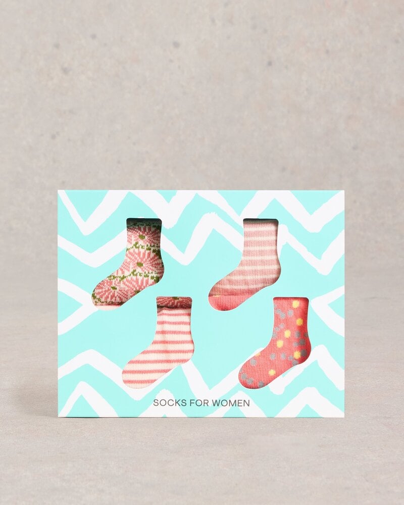 White Stuff Femme MIXED PATTERN SOCKS