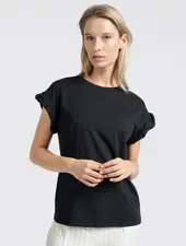 YAYA T-SHIRT MANCHES ROULÉES