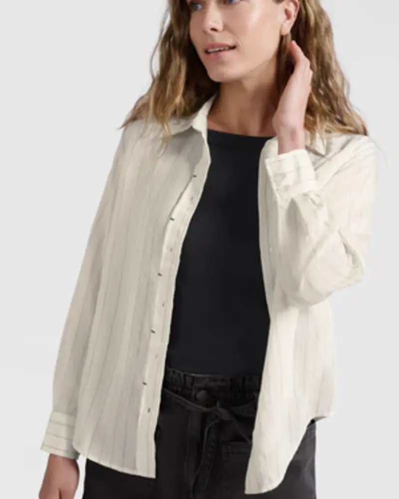 YAYA PINSTRIPE  BLOUSE