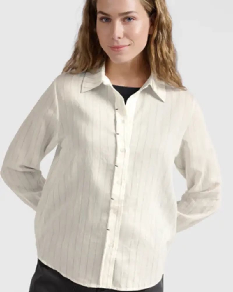 YAYA PINSTRIPE  BLOUSE