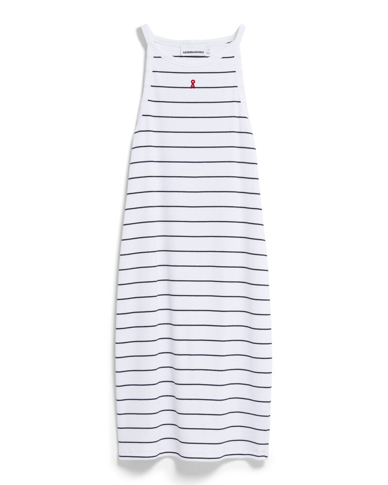 Armed Angels Femme ROBE SASINAA FINES RAYURES