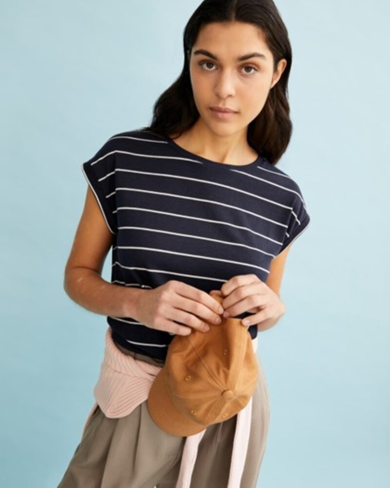 Armed Angels Femme JILAANA FINE STRIPE T-SHIRT