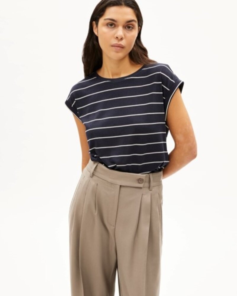 Armed Angels Femme JILAANA FINE STRIPE T-SHIRT