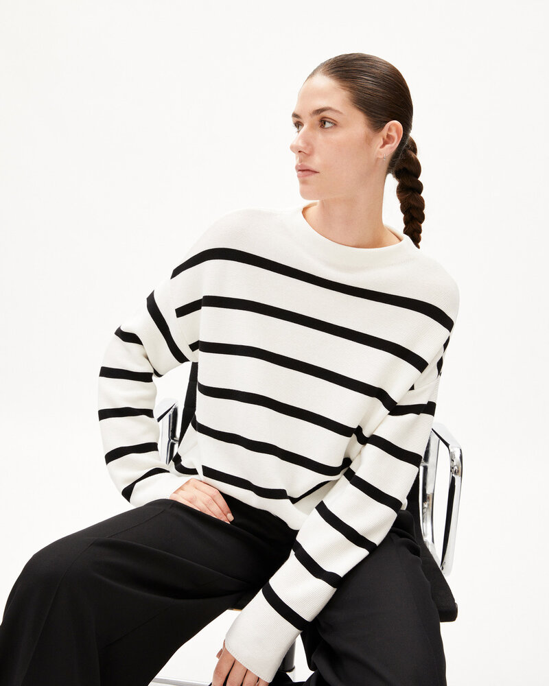 Armed Angels Femme TRICOT MERINAA RAYÉ