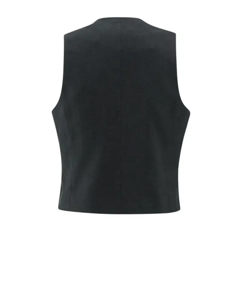 YAYA GILET EN LIN