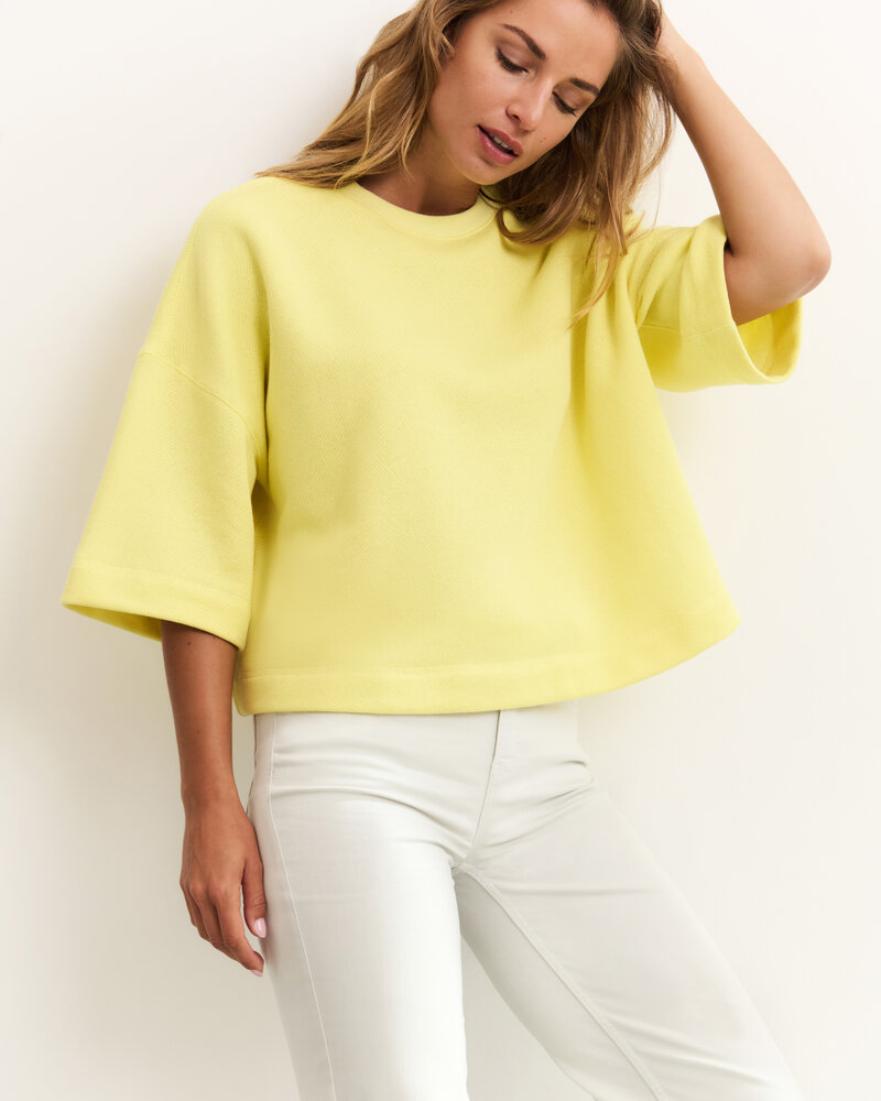 YAYA SWEATSHIRT MANCHES COURTES