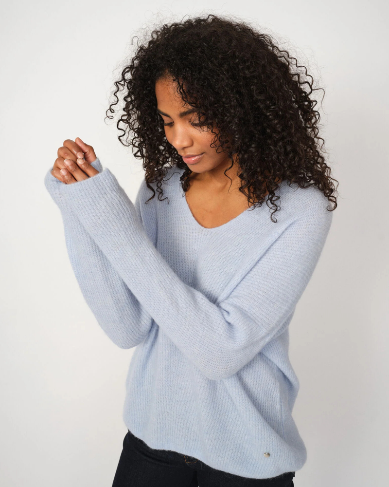 MOS MOSH THORA V-NECK KNIT