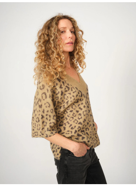 MOS MOSH TACI LEOPARD KNIT