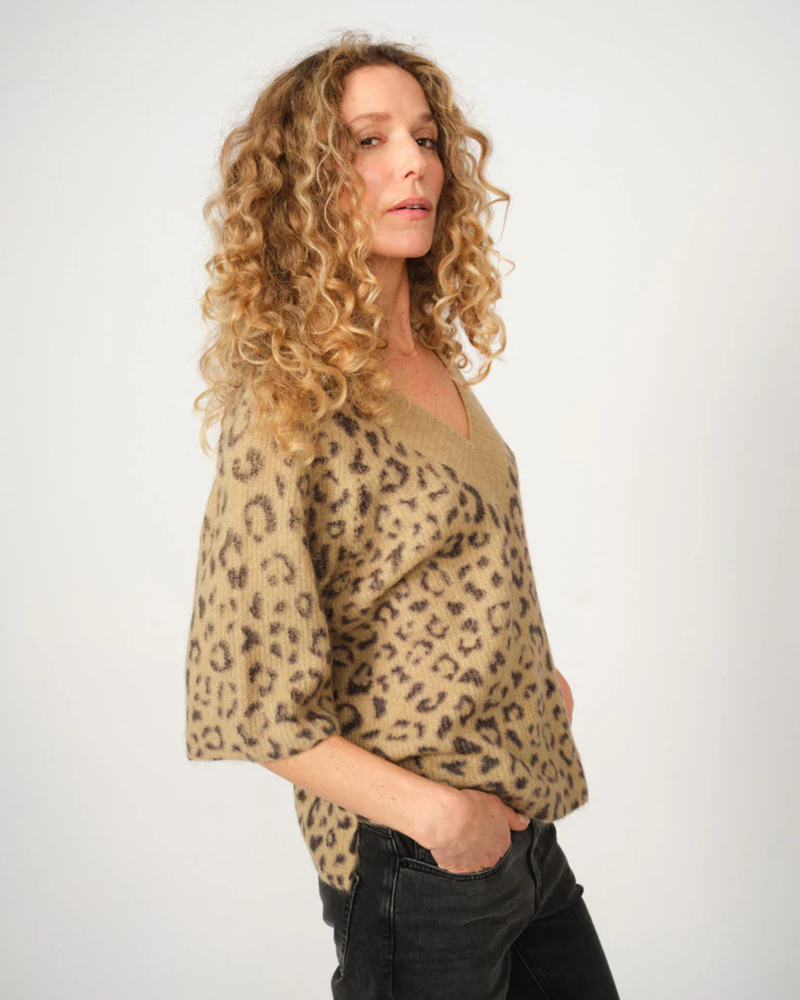 MOS MOSH TACI LEOPARD KNIT