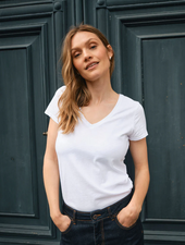 Mos Mosh T-shirt  col V biologique Arden