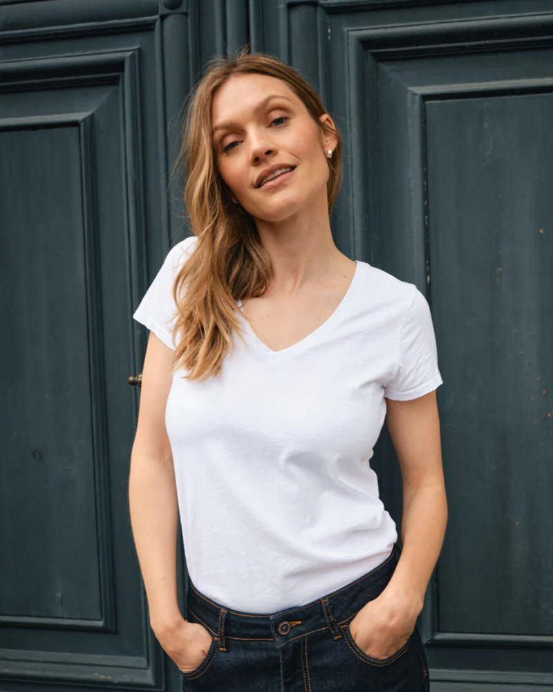 MOS MOSH ARDEN V-NECK TEE