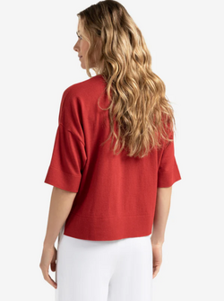 OVERSIZED KNITTED T-SHIRT