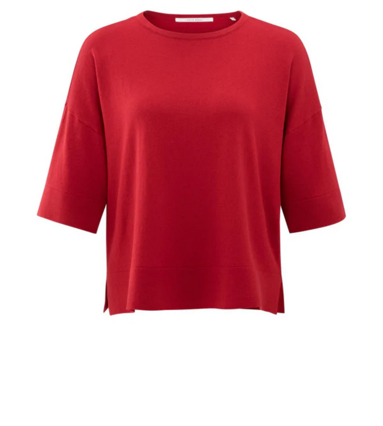 OVERSIZED KNITTED T-SHIRT