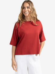 OVERSIZED  KNITTED T-SHIRT