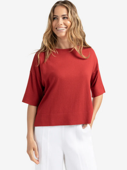 OVERSIZED KNITTED T-SHIRT