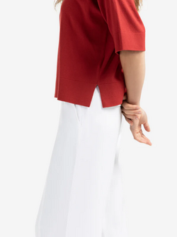 OVERSIZED KNITTED T-SHIRT