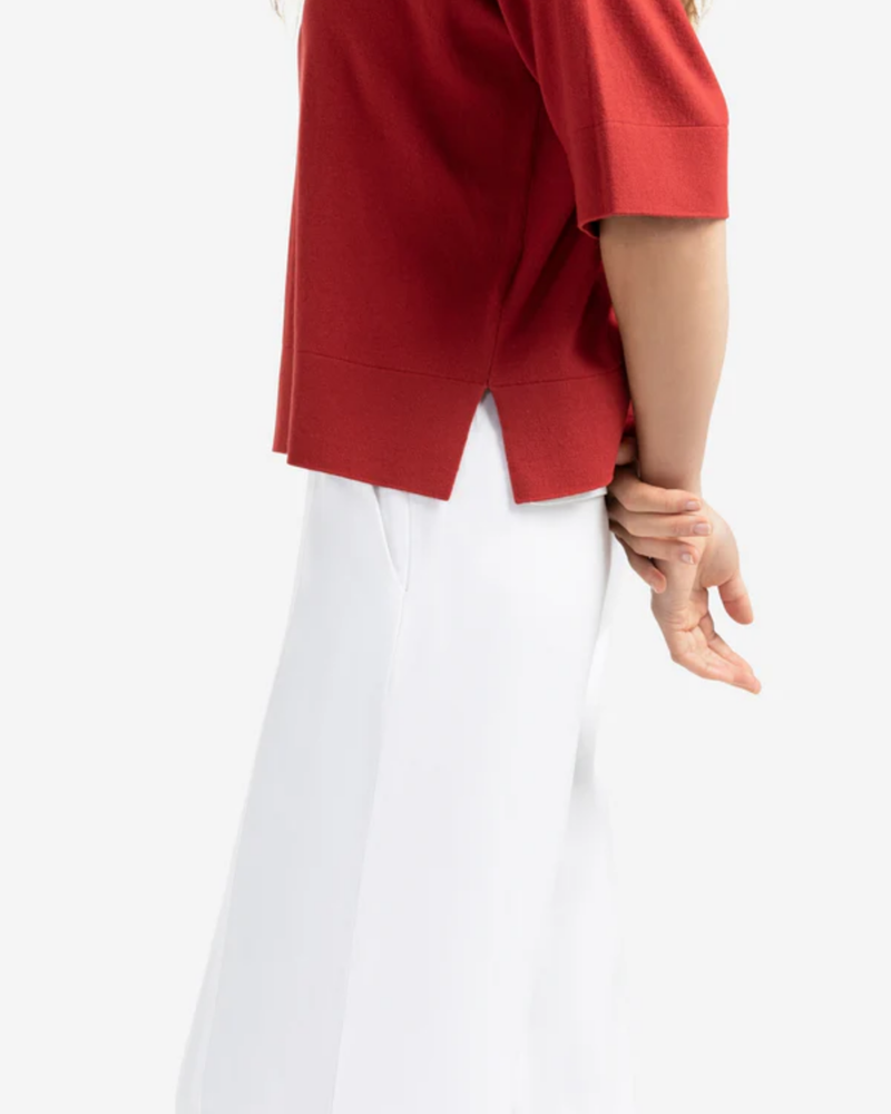 YAYA OVERSIZED  KNITTED T-SHIRT