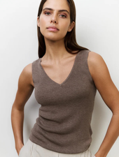 YAYA RIB KNITTED TANKTOP