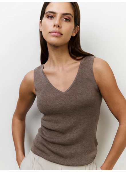 YAYA RIB KNITTED TANKTOP