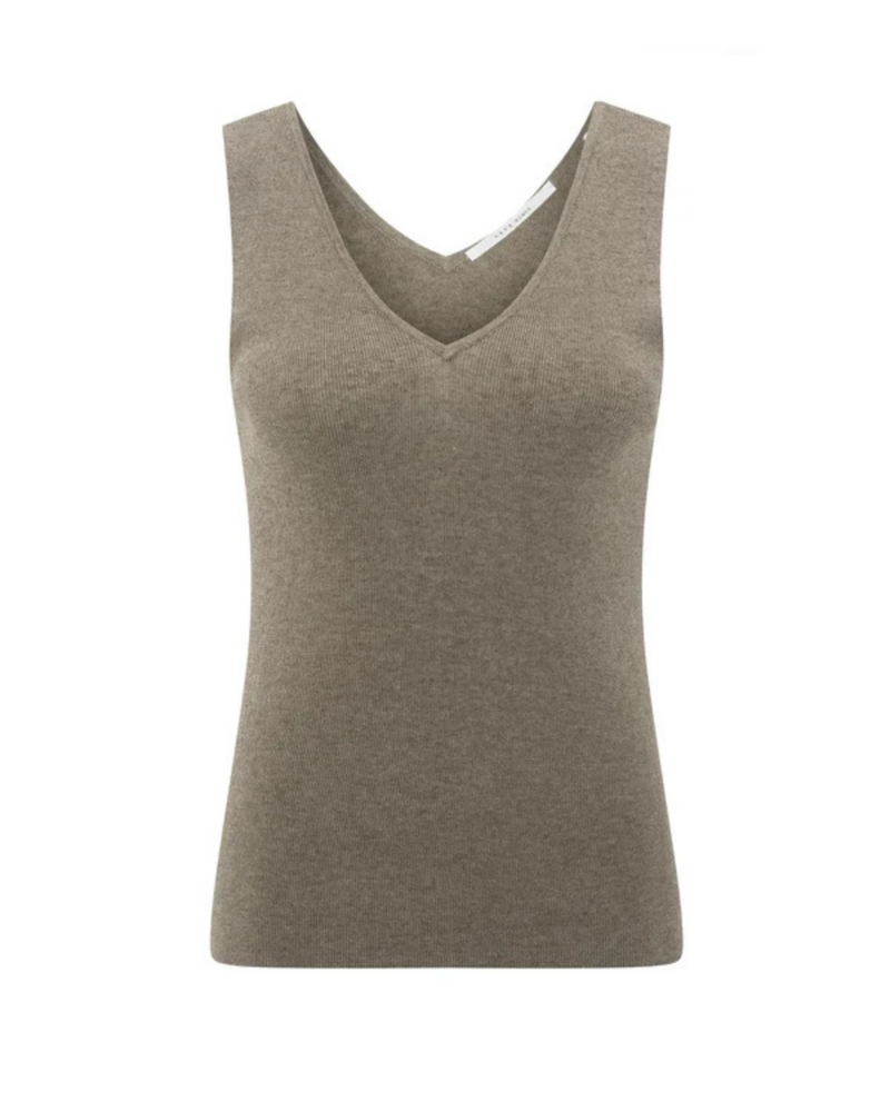 YAYA RIB KNITTED TANKTOP