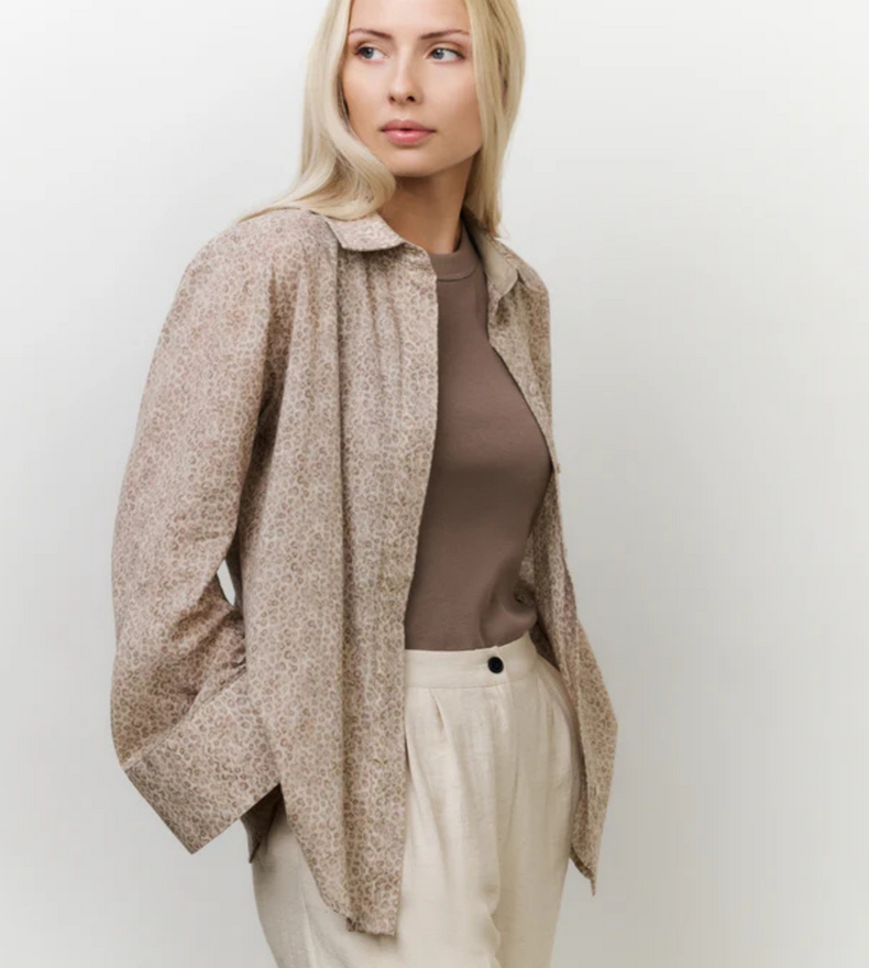 PRINTED BOYFRIEND SHIRT