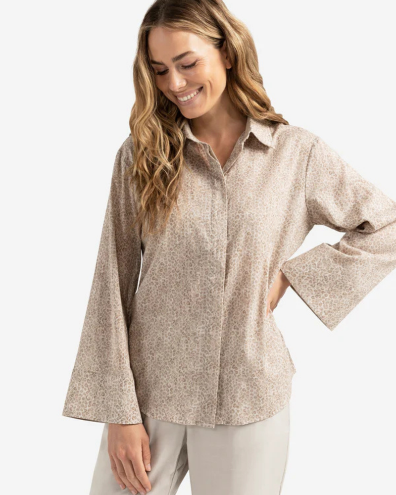 YAYA PRINTED BOYFRIEND SHIRT