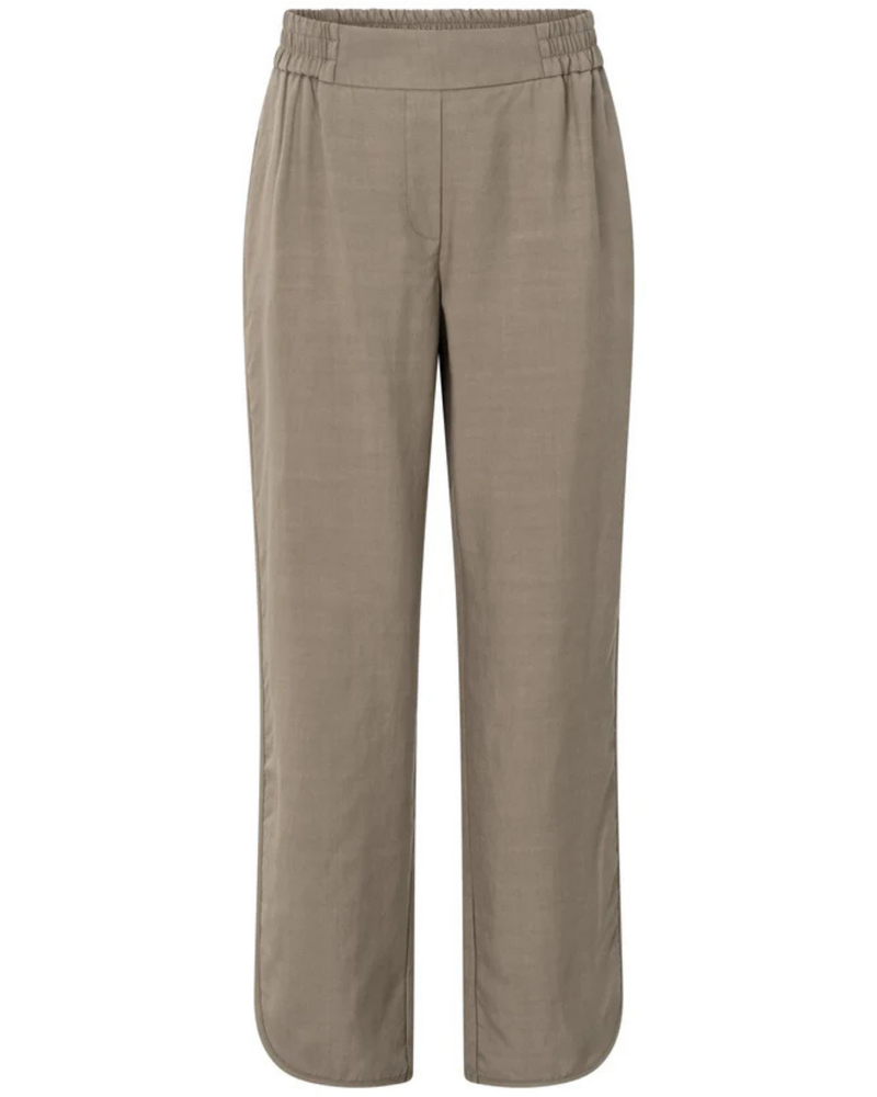 YAYA WOVEN STRUCTURED TROUSERS