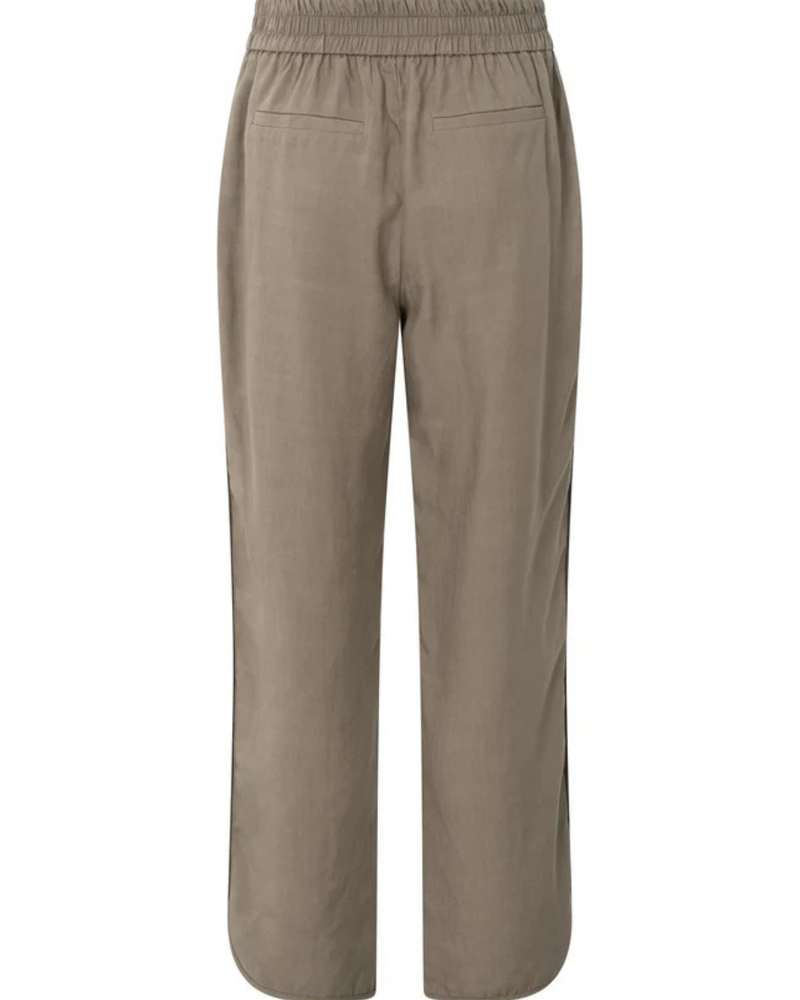 YAYA WOVEN STRUCTURED TROUSERS