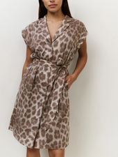 YAYA PRINTED MIDI DRESS