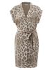 YAYA PRINTED MIDI DRESS