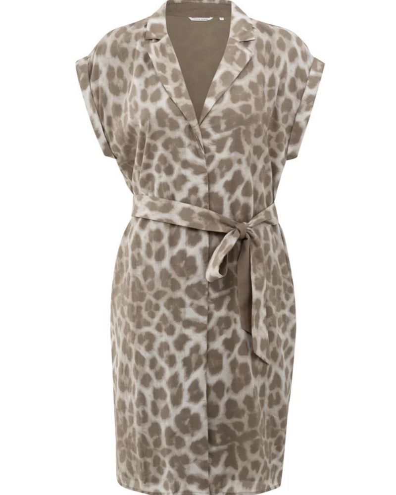 YAYA PRINTED MIDI DRESS