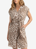 YAYA PRINTED MIDI DRESS