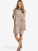 YAYA PRINTED MIDI DRESS