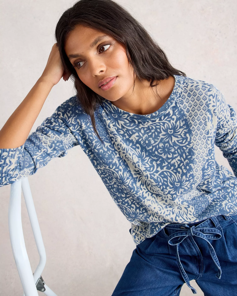 WHITE STUFF FEMME OLIVE JUMPER