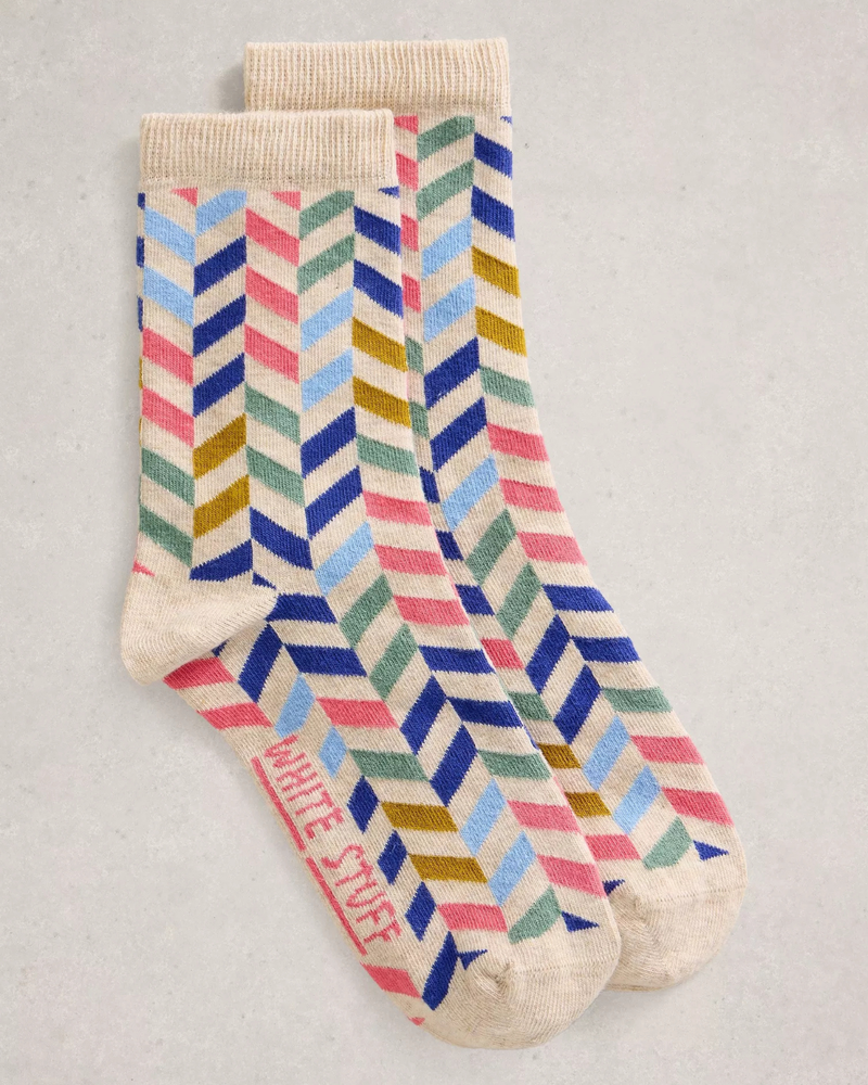WHITE STUFF FEMME CHAUSSETTES IMPRIMÉES