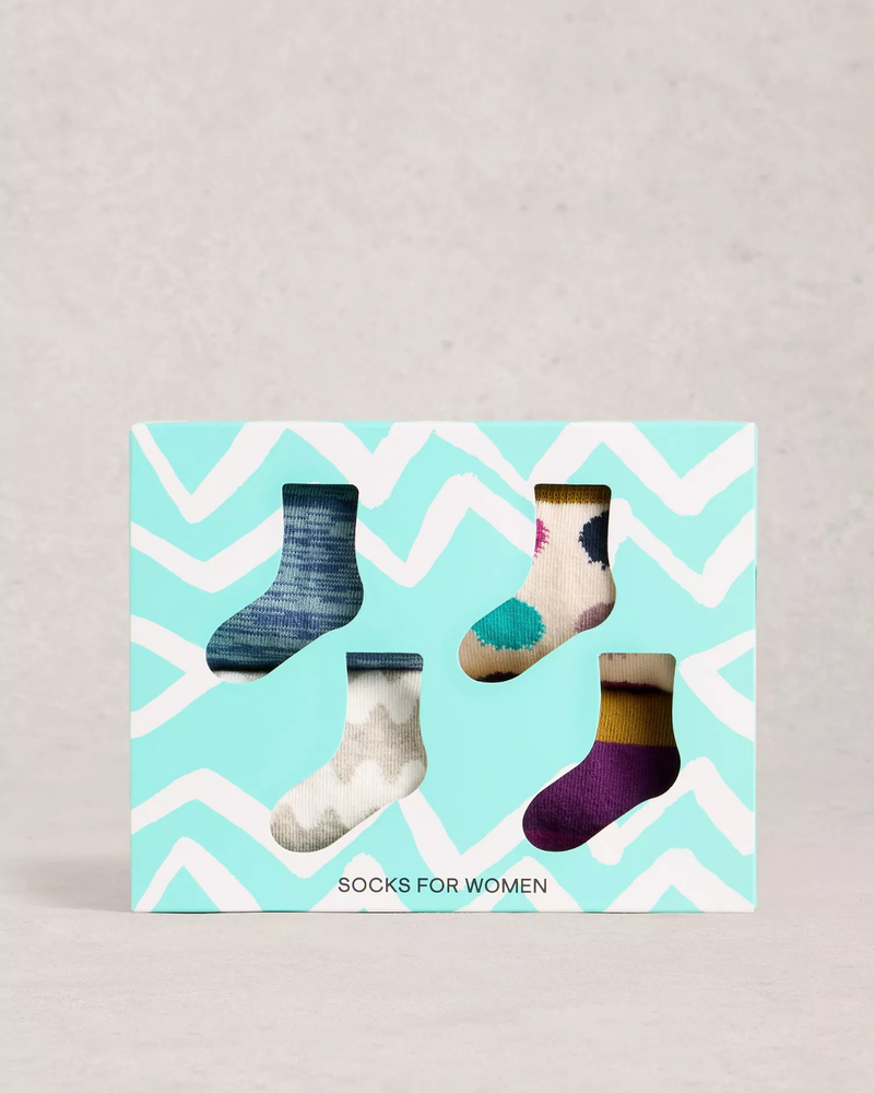 WHITE STUFF FEMME CHAUSSETTES HOTCH POTCH