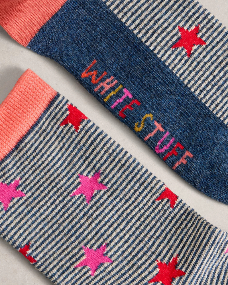 WHITE STUFF FEMME PATTERN SOCK