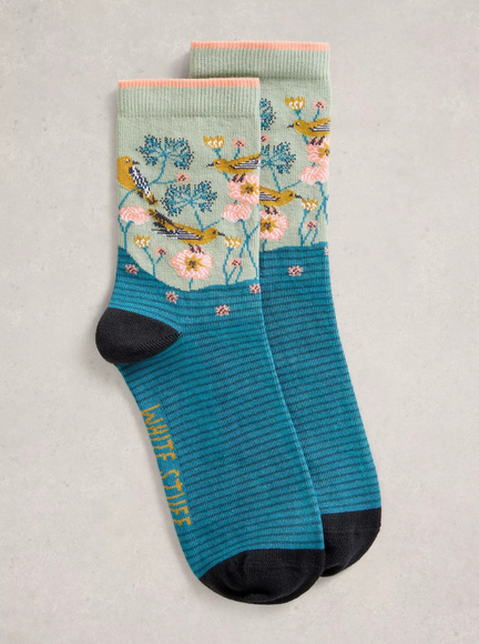 CHAUSSETTES FLEURIES