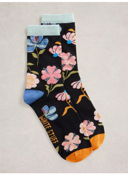 WHITE STUFF FEMME FLORAL PRINT SOCKS
