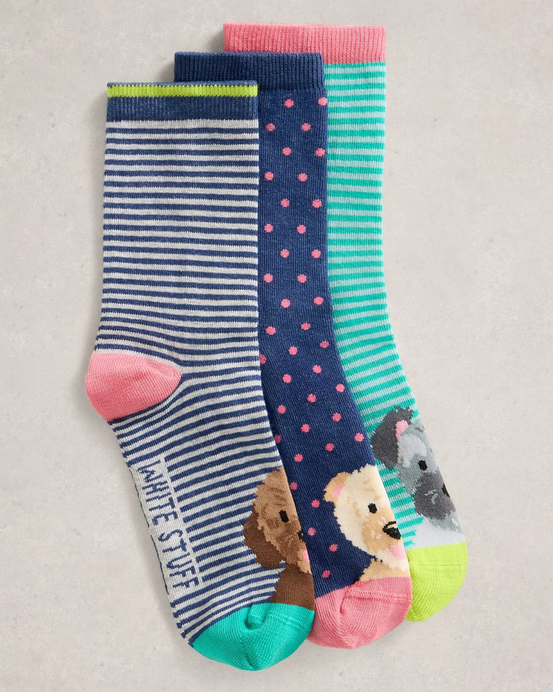 WHITE STUFF FEMME DOG PALS SOCKS
