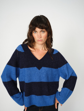 Mos Mosh MMTACI STRIPE V-NECK